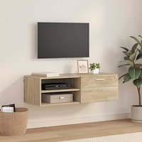 vidaXL TV-skåp med låda Sonoma ek 100.5 x 39 x 30 cm Konstruerat trä