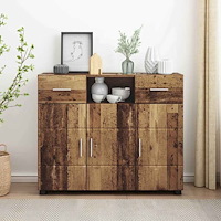 vidaXL Sideboard Gammalt trä 88.5 x 30.5 x 73 cm Konstruerat trä