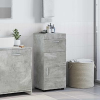 vidaXL Badrumsskåp TULUM Betonggrå 37 x 31.5 x 82 cm Konstruerat trä