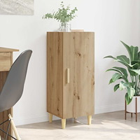 vidaXL Sideboard artisan ek 34.5 x 34 x 90 cm Konstruerat trä
