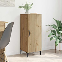 vidaXL Sideboard artisan ek 34.5 x 34 x 90 cm Konstruerat trä