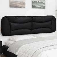 vidaXL Dyna till huvudgavel svart 183 cm konstläder