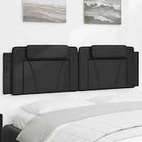 vidaXL Dyna till huvudgavel svart 183 cm konstläder