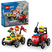 LEGO® LEGO® City 60458 Pizza vs. Fire Truck Race Car Pack