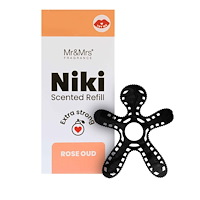 Mr&Mrs Fragrance Mr&Mrs Fragrance Niki Rose Oud Car Air Freshener Refill