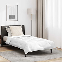 vidaXL Vinter Duvet Set med kudde 2 pcs Vit 140 x 220 cm Mikrofiber