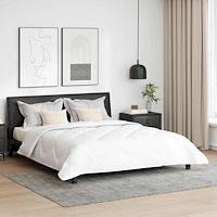 vidaXL Duvet med kuddar Argyle med kudde 3 pcs Vit 240 x 200 cm Mikrofiber