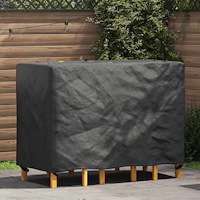 vidaXL Utemöbelsskydd Svart 130 x 80 x 70 cm 210D