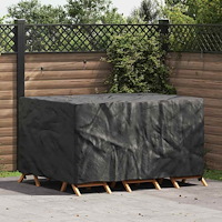 vidaXL Utemöbelsskydd Svart 180 x 120 x 74 cm 210D