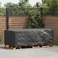 vidaXL Utemöbelsskydd Svart 220 x 110 x 70 cm 210D