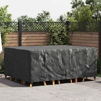 vidaXL Utemöbelsskydd Svart 220 x 190 x 85 cm 210D