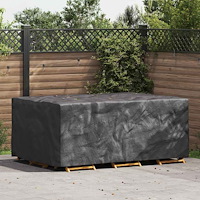 vidaXL Utemöbelsskydd Svart 230 x 165 x 80 cm 210D