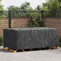 vidaXL Utemöbelsskydd Svart 240 x 110 x 70 cm 210D