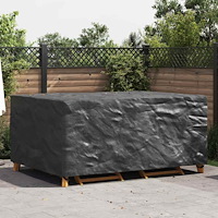 vidaXL Utemöbelsskydd Svart 240 x 160 x 100 cm 210D