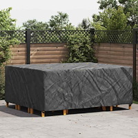 vidaXL Utemöbelsskydd Svart 250 x 210 x 90 cm 210D