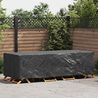 vidaXL Utemöbelsskydd Svart 270 x 110 x 70 cm 210D