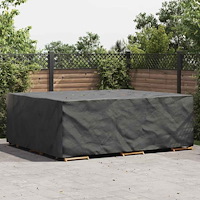 vidaXL Utemöbelsskydd Svart 300 x 250 x 70 cm 210D