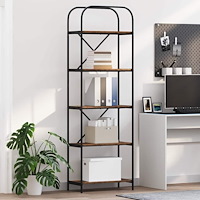 vidaXL Hyllsystem Gammalt trä 60 x 30 x 183 cm Konstruerat trä