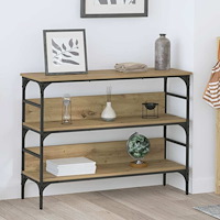 vidaXL Konsolbord artisan ek 100 x 32 x 75 cm Konstruerat trä