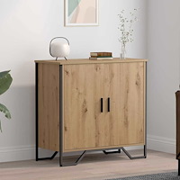 vidaXL Sideboard artisan ek 78 x 35.5 x 74.5 cm Konstruerat trä
