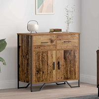 vidaXL Sideboard Gammalt trä 79.5 x 35.5 x 74.5 cm Konstruerat trä