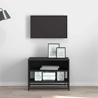 vidaXL TV-skåp Svart ek 61 x 40 x 46 cm Konstruerat trä