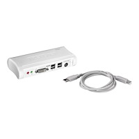 TRENDnet TRENDnet TK 204UK - omkopplare för tangentbord/video/mus/ljud - 2 portar