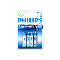 Philips Philips ExtremeLife+ LR03E4B batteri - 4 x AAA - alkaliskt