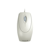 CHERRY CHERRY WheelMouse - mus - PS/2, USB - ljusgrå