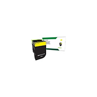 Lexmark International Lexmark 702Y - gul - original - tonerkassett - LCCP, LRP