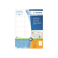 HERMA HERMA Premium - laminerade adressetiketter - matt - 2100 etikett (er) - 63.5 x 38.1 mm