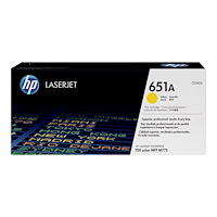 Hewlett-Packard HP 651A - gul - original - LaserJet - tonerkassett (CE342A)