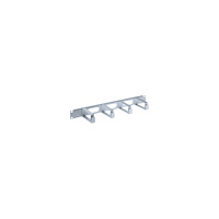 intellinet Intellinet 19" Cable Management Panel, 1U, 4 long plastic rings, Grey - rackpanel för kabelhantering - 1U