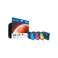 Brother Brother LC1100HY - 4-pack - Lång livslängd - svart, gul, cyan, magenta - original - bläckpatron