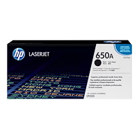 Hewlett-Packard HP 650A - svart - original - LaserJet - tonerkassett (CE270A)