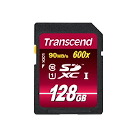 Transcend Information Transcend Ultimate series - flash-minneskort - 128 GB - SDXC UHS-I