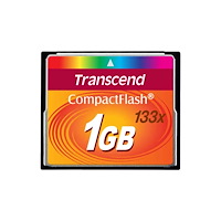 Transcend Information Transcend - flash-minneskort - 1 GB - CompactFlash