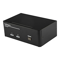 StarTech.com StarTech.com Dubbel USB DisplayPort KVM-switch med 2 portar, audio & USB 2.0-hubb - omkopplare för tangentbord/video/mus...