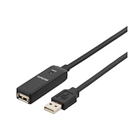Deltaco DELTACO USB2-EX5M - USB-förlängningskabel - USB till USB - 5 m