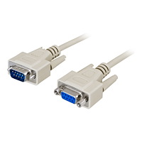 Deltaco DELTACO - seriell kabel - DB-9 till DB-9 - 2 m