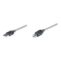 Manhattan Computer Products Manhattan USB-A to USB-B Cable, 11m, Male to Male, Active, 480 Mbps (USB 2.0), Built In Repeater, Hi-Speed USB, Transluc...