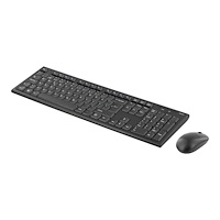 Deltaco DELTACO TB-114 - sats med tangentbord och mus - Nordisk - svart Inmatningsenhet