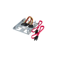StarTech.com StarTech.com Dubbelt 2,5" till 3,5" HDD-fäste för SATA-hårddiskar – 2,5" till 3,5" fäste för monteringsfack för 2 enhete...