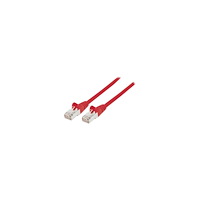 intellinet Intellinet Network Patch Cable, Cat6, 1m, Red, Copper, S/FTP, LSOH / LSZH, PVC, RJ45, Gold Plated Contacts, Snagless, Bo...