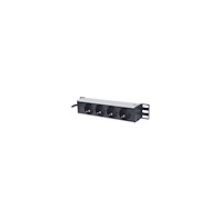 intellinet Intellinet 10" 1U Rackmount 4-Way Power Strip - German Type", With Power Indicator, No Surge Protection, 1.8m Power Cord...