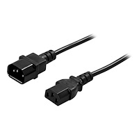 Deltaco DELTACO - strömkabel - IEC 60320 C14 till power IEC 60320 C13 - 2 m