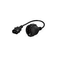BlueWalker PowerWalker - strömkabel - CEE 7/4 till IEC 60320 C14 - 20 cm