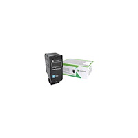 Lexmark International Lexmark - Lång livslängd - cyan - original - tonerkassett - LCCP, LRP, Lexmark Corporate