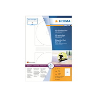 HERMA HERMA Special Maxi - ogenomskinliga CD/DVD-etiketter - matt - 200 etikett (er) - 116 mm rund