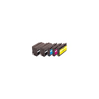 Peach Peach Combi-Pack PLUS H932XL/H933XL - 5-pack - XL - svart, gul, cyan, magenta - kompatibel - återanvänd - bläckpatron (a...